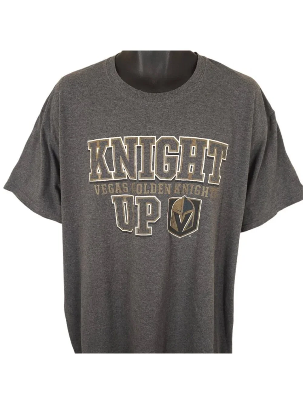 Vegas Golden Knights T Shirt Mens Size 2XL Gray NHL Hockey Champion Brand - Picture 2 of 7